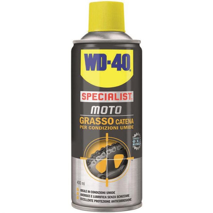 WD-40 MOTO Grasso per catena Wet 400ml. Foto prodotto